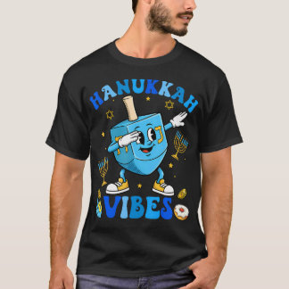 Hanukkah Vibe Funny Dreidel Dabbing Shirt Menorah 