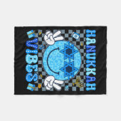 Hanukkah Vibes Chanukah Pajama Happy Hanukkah Men Fleece Deken (Voorkant (Horizontaal))