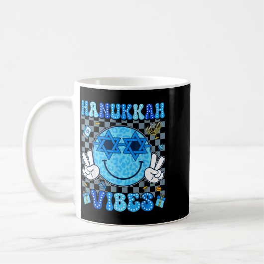 Hanukkah Vibes Chanukah Pajama Happy Hanukkah Men  Koffiemok (Links)