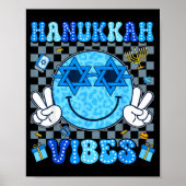 Hanukkah Vibes Chanukah Pajama Happy Hanukkah Men  Poster (Voorkant)