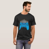 Hanukkah Video Game controller Level Up Boys Kinde T-shirt (Voorkant volledig)