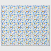 Hanukkah-vieringsiconen  cadeaupapier (Vlak)