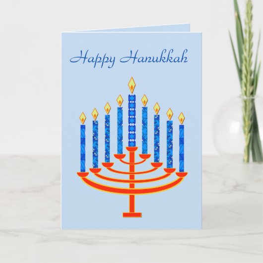 Hanukkah Wenskaart Feestdagen Kaart (Voorkant)