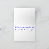 Hanukkah Wenskaart Feestdagen Kaart (Binnen)