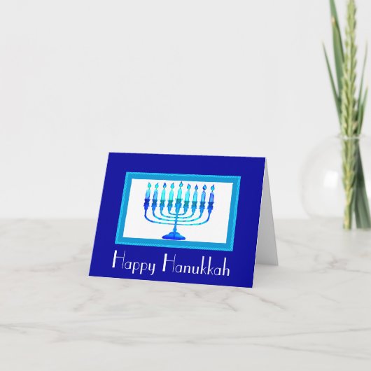 Hanukkah Wenskaart Feestdagen Kaart (Voorkant)