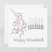 Hanukkah Wenskaart Feestdagenkaart (Voorkant / Achterkant)