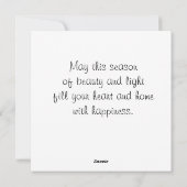 Hanukkah Wenskaart Feestdagenkaart (Achterkant)