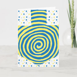 Hanukkah Wenskaart Personaliseert Option Feestdagen Kaart