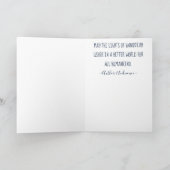 Hanukkah Wenskaart w Envelope Elegant Dreidels Feestdagen Kaart (Binnen)