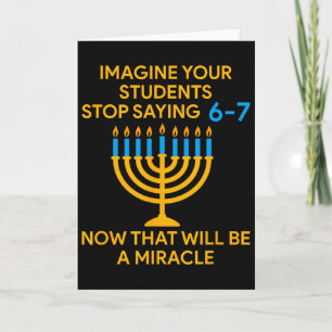 Hanukkah Wonder Stel Je Voor Dat Je Studenten Stop Kaart