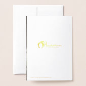 Hanukkah Words Holiday Gold Foil Card Folie Kaarten (Met envelop)