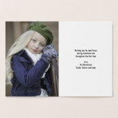 Hanukkah Words Holiday Gold Foil Card Folie Kaarten (Binnen)