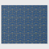 Hanukkah Wrapping Paper Cadeaupapier (Vlak)