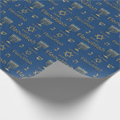Hanukkah Wrapping Paper Cadeaupapier (Hoek)
