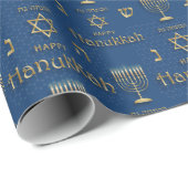 Hanukkah Wrapping Paper Cadeaupapier (Rol Hoek)