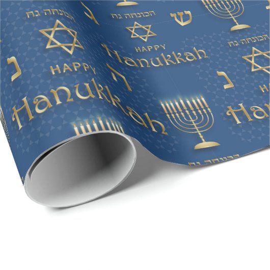 Hanukkah Wrapping Paper Cadeaupapier (Rol Hoek)