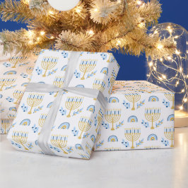 Hanukkah Wrapping Paper Cadeaupapier