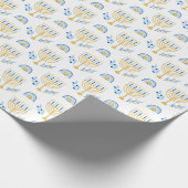 Hanukkah Wrapping Paper Cadeaupapier (Hoek)