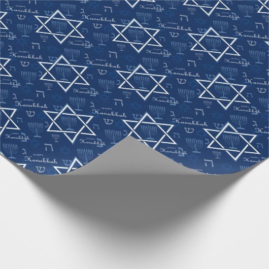 Hanukkah Wrapping Paper Cadeaupapier (Hoek)