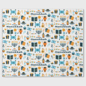 Hanukkah Wrapping Paper Cadeaupapier (Vlak)