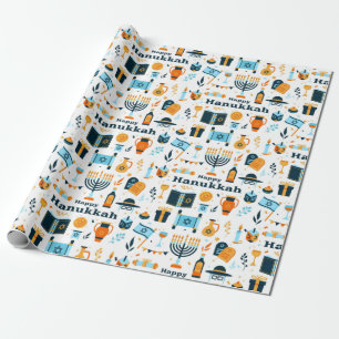 Hanukkah Wrapping Paper Cadeaupapier