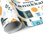 Hanukkah Wrapping Paper Cadeaupapier (Rol Hoek)