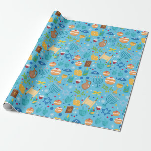Hanukkah Wrapping Paper Cadeaupapier