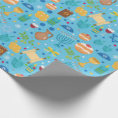 Hanukkah Wrapping Paper Cadeaupapier (Hoek)