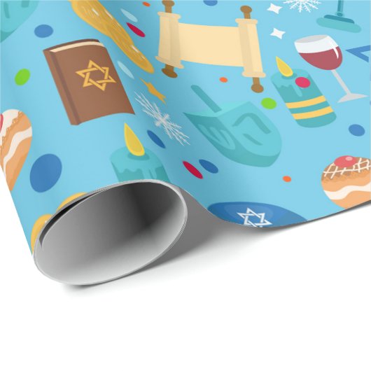 Hanukkah Wrapping Paper Cadeaupapier (Rol Hoek)