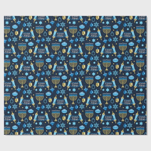 Hanukkah Wrapping Paper Cadeaupapier (Vlak)