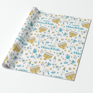 Hanukkah Wrapping Paper Cadeaupapier