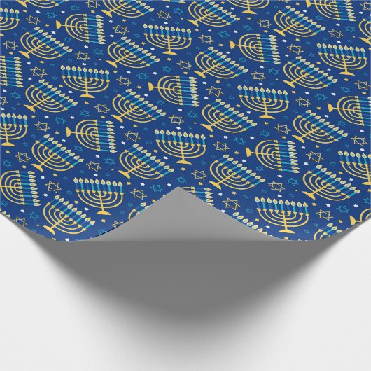 Hanukkah Wrapping Paper Cadeaupapier (Hoek)