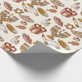 Hanukkah Wrapping Paper Cadeaupapier (Hoek)
