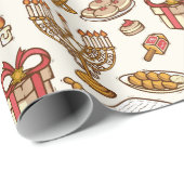 Hanukkah Wrapping Paper Cadeaupapier (Rol Hoek)