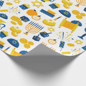 Hanukkah Wrapping Paper Cadeaupapier (Hoek)