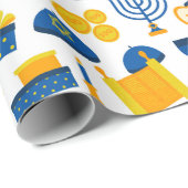Hanukkah Wrapping Paper Cadeaupapier (Rol Hoek)