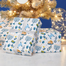 Hanukkah Wrapping Paper Cadeaupapier