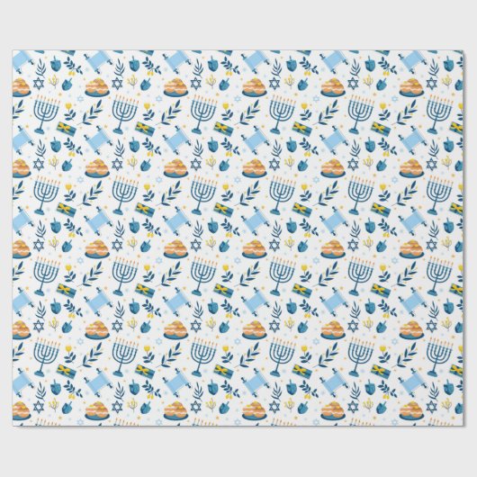 Hanukkah Wrapping Paper Cadeaupapier (Vlak)