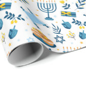 Hanukkah Wrapping Paper Cadeaupapier (Rol Hoek)