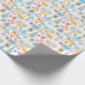 Hanukkah Wrapping Paper Cadeaupapier (Hoek)