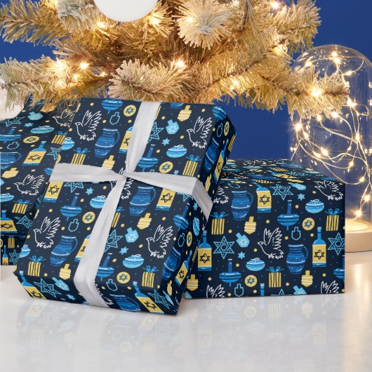 Hanukkah Wrapping Paper Cadeaupapier (Feestdagen)
