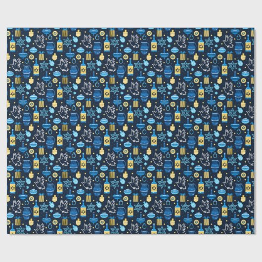 Hanukkah Wrapping Paper Cadeaupapier (Vlak)