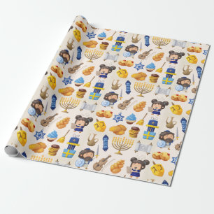 Hanukkah Wrapping Paper Cadeaupapier