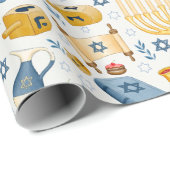Hanukkah Wrapping Paper Cadeaupapier (Rol Hoek)