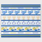 Hanukkah Wrapping Paper Cadeaupapier (Vlak)