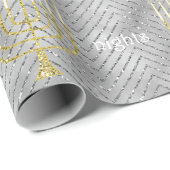 Hanukkah Wrapping Paper "Elegant Menorah" Cadeaupapier (Rol Hoek)