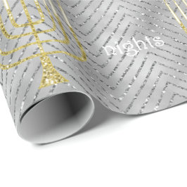 Hanukkah Wrapping Paper "Elegant Menorah" Cadeaupapier