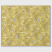 Hanukkah Wrapping Paper "Glitzy Bling" Cadeaupapier (Vlak)