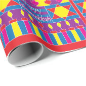 Hanukkah Wrapping Paper "Happy Hanukkah" Cadeaupapier (Rol Hoek)