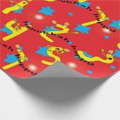Hanukkah Wrapping Paper "Happy Hanukkah Numbers" Cadeaupapier (Hoek)